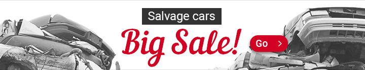 Salvage cars, Big Sale!