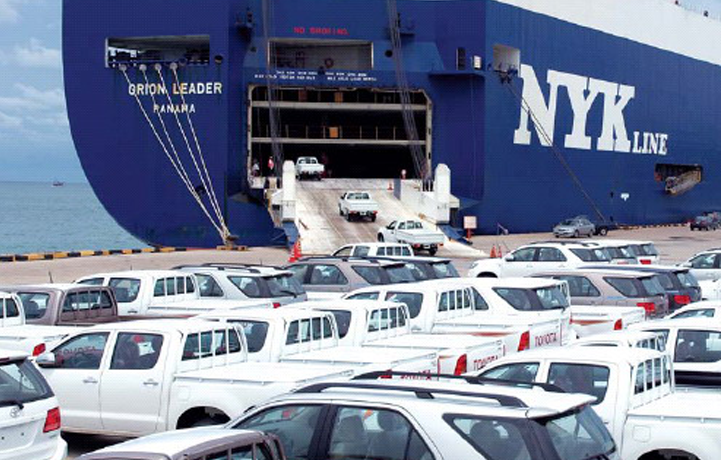 Ro-Ro vessel shipping