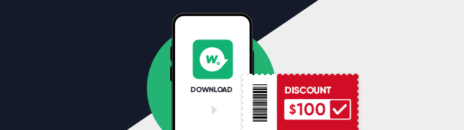 sign up & get $100 discount